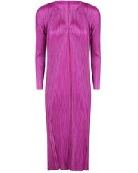 Pleats Please Issey Miyake - "Monthly Colors: September" Coat - Lyst