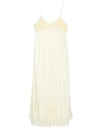 TOVE - Katrine Pleated Midi Dress - Lyst