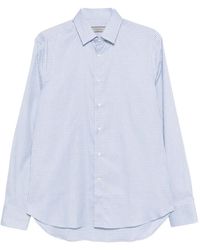 Canali - Camicia A Quadri - Lyst