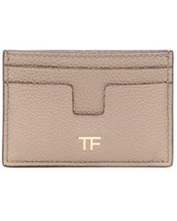 Tom Ford - Tf-plaque Leather Cardholder - Lyst