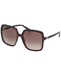 GUESS EYEWEAR - Square-Frame Tortoiseshell-Effect Sunglasses - Lyst