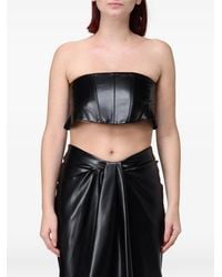 Hanita - Lace-Up Strapless Top - Lyst