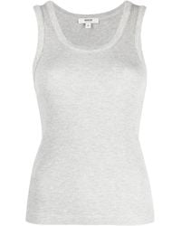 Agolde - Knitted Sleeveless Tank Top - Lyst