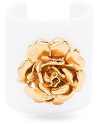 Blumarine - Rose-detail Cuff Bracelet - Lyst