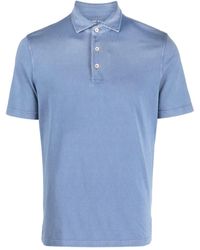 Fedeli - Plain Organic-cotton Polo Shirt - Lyst