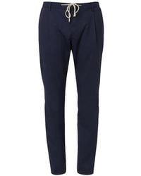 Eleventy - Drawstring Pleated Trousers - Lyst