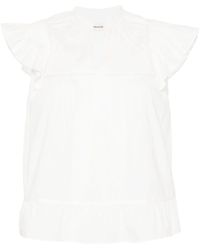Zadig & Voltaire - Tolded Organic-cotton Blouse - Lyst