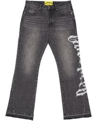 Godspeed - Og Logo Flared Jeans - Lyst