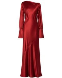 Danamé - Robe Longue À Coupe Évasée - Lyst