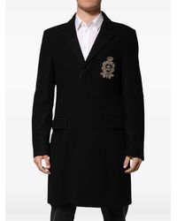 Dolce & Gabbana - Heraldic-Patch Single-Breasted Blazer - Lyst