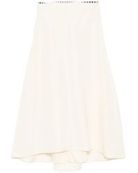 Jil Sander - Buttoned-Waist Skirt - Lyst