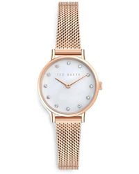 Ted Baker - Staciie Mesh-Strap 34Mm Watch - Lyst