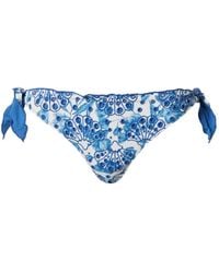 Twinset - Embroidered Bikini Bottoms - Lyst
