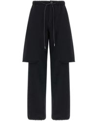 Sacai - Trompe L'Oeil Layered-Design Trousers - Lyst
