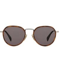 David Beckham - Tortoiseshell-Effect Round-Frame Sunglasses - Lyst