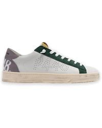 P448 - Jack Sweden Logo-Perforated Sneakers - Lyst