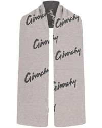 Givenchy - Logo-Pattern Fringed Scarf - Lyst