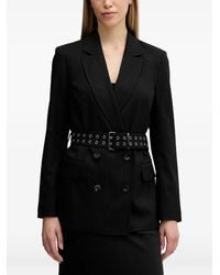 Sisley - Chaqueta A Rayas Diplomáticas Con Cuello En V - Lyst