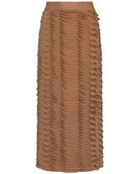 Twp - Sylkie Ruffled Midi Skirt - Lyst