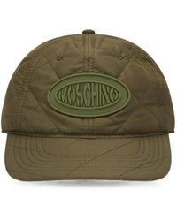 Moschino - Quilted Logo-Patch Cap - Lyst