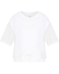 ARMANI EXCHANGE - T-Shirt Im Layering-Look - Lyst
