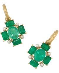 Irene Neuwirth - Orecchini A Cerchio Gemmy Gem Mosaic - Lyst