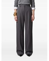 SUTTON NEW YORK - Pleated Straight-Leg Trousers - Lyst