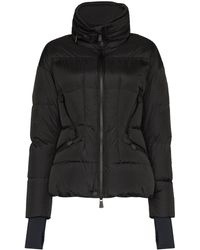 3 MONCLER GRENOBLE Chaqueta con efecto acolchado con cremallera - Negro