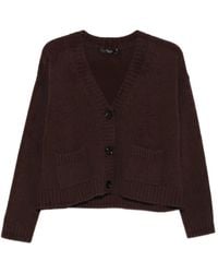 Weekend by Maxmara - Cárdigan con bolsillos de parche - Lyst