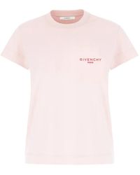 Givenchy - Logo-Embroidered Cotton T-Shirt - Lyst