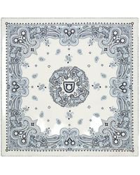 Ferragamo - Arabesque-Print Silk Scarf - Lyst