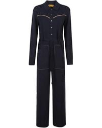 Guest In Residence - Yoke-detail Cashmere Jumpsuit - Lyst