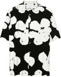 FAMILY FIRST - Floral-print Crinkled Shirt - Lyst