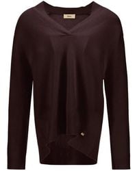 Herno - Stocking-Stitch V-Neck Sweater - Lyst
