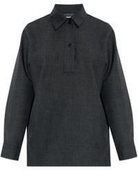 Studio Nicholson - Long-Sleeve Polo Top - Lyst