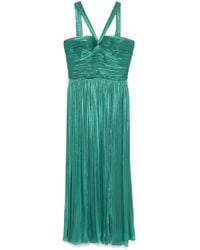 Costarellos - Lurex Georgette Maxi Dress - Lyst