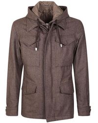 Eleventy - Veste À Capuche - Lyst