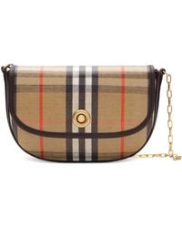 Burberry - Mini Highlands Chain Crossbody Bag - Lyst