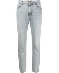 Ports 1961 - Cropped Slim-Cut Jeans - Lyst