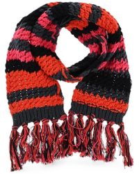 DSquared² - Striped Fringed Scarf - Lyst