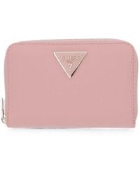 Guess - Portefeuille Laurel À Logo Triangulaire - Lyst