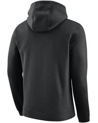 nike drip wash hoodie with print in washed black