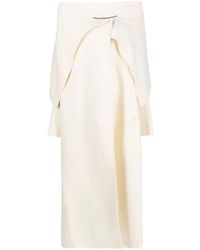 The Row - Cashmere Drape-Detail Coat - Lyst