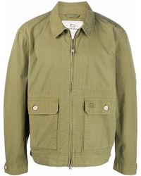 Woolrich - Zip-Up Bomber Jacket - Lyst
