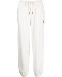 Moncler - Drawstring-waist Cotton Track Pants - Lyst