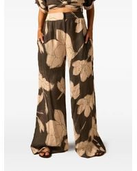 JBQ - Floral-Print Trousers - Lyst