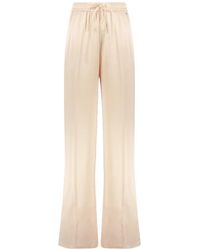 Herno - Drawstring-Waist Flared Trousers - Lyst