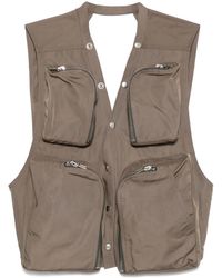 Rick Owens - Open-Back Cargo Gilet - Lyst