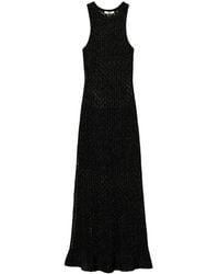 Twinset - Lurex Pointelle-Knit Dress - Lyst