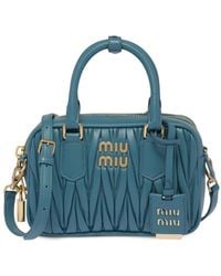 Miu Miu - Matelassé Leather Mini Bag - Lyst
